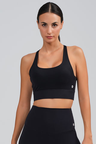 Top Deportivo Ajustable Negro