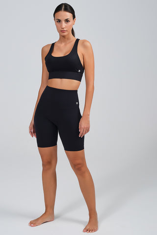Legging Ciclista Confort Cintura Alta Negro