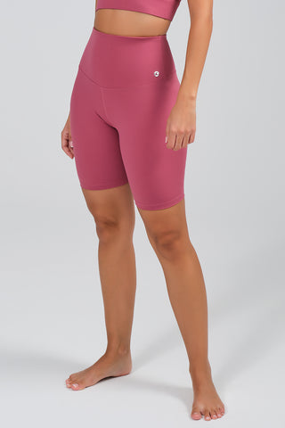 Legging Ciclista Confort Cintura Alta Rosa