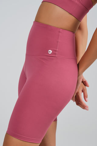Legging Ciclista Confort Cintura Alta Rosa
