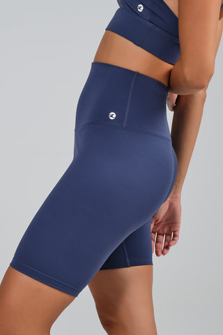 Legging Ciclista Confort Cintura Alta Azulón