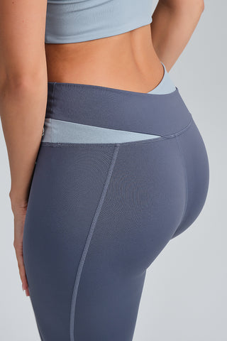 Legging Largo Azul Combinado