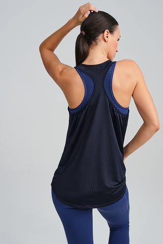 Camiseta Deportiva Nadador Marino