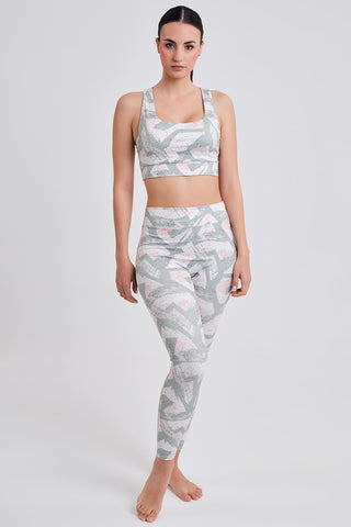 Top Deportivo Nadador estampado Combinado