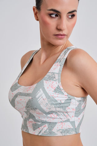 Top Deportivo Nadador estampado Combinado