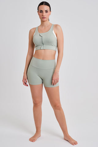 Legging Corto Confort Cintura Alta verde
