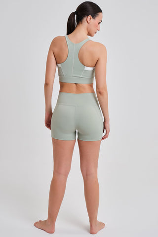 Legging Corto Confort Cintura Alta verde