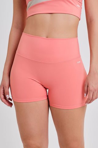 Legging Corto Confort Cintura Alta Coral