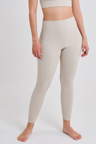 Leggings Mujer Largos Beige