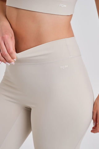 Leggings Mujer Largos Beige