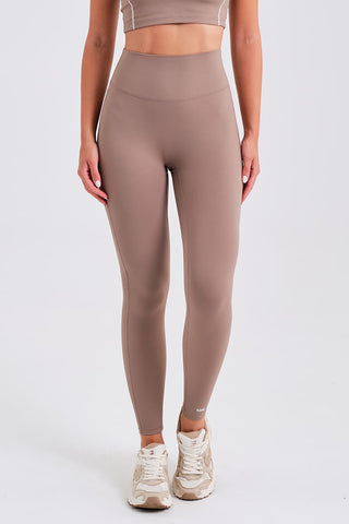 Leggings Largos Arena con Cintura Compresiva