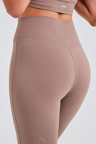 Leggings Largos Arena con Cintura Compresiva